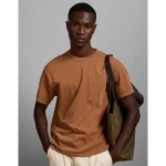 AE77 Premium Military Pocket T-Shirt - Orange