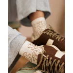 Aerie Fuzzy Quarter Socks - Everglade