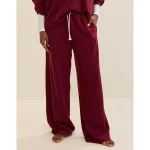 Aerie Sherpa Trouser - Deep Cherry