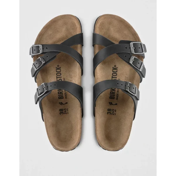 Birkenstock Women's Franca Soft Footbed Sandal - Black