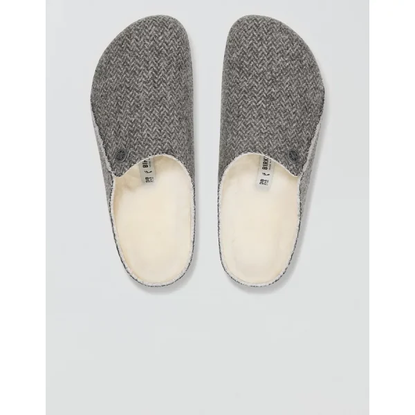Birkenstock Zermatt Shearling Slipper - Light Gray
