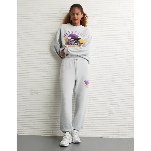 NFL Minnesota Vikings Jogger - Gray Heather