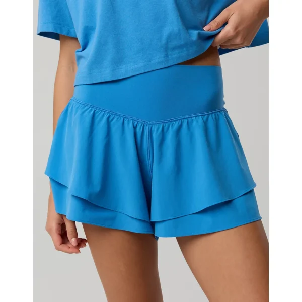 OFFLINE By Aerie Real Me Flirty Short - Sky Blue
