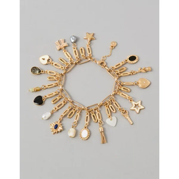 AE Charm Bracelet - Gold
