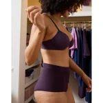 SMOOTHEZ Everyday Super High Waisted Boybrief Underwear - Cool Berry