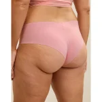 SMOOTHEZ No Show Cheeky Underwear - Club Pink