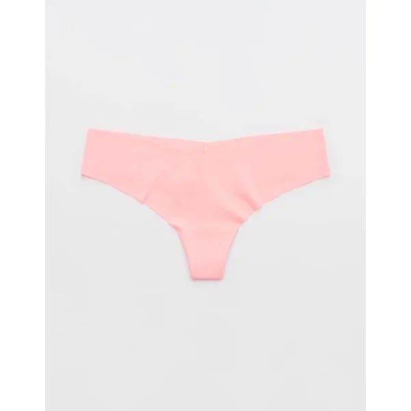 SMOOTHEZ No Show Thong Underwear - Shell Pink