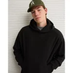 AE Laidback Luxe Heavyweight Hoodie - Black