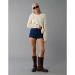 AE Next Level Denim Micro Short - Dark Indigo