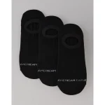 AE No-Show Socks 3-Pack - Black