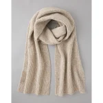 AE Shaker Stitch Scarf - Scout Khaki