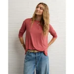 AE Soft & Sexy Long Sleeve T-Shirt - Lip Gloss