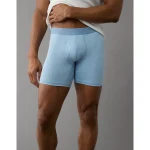 AEO Men's 6" Classic Boxer Brief - Blue