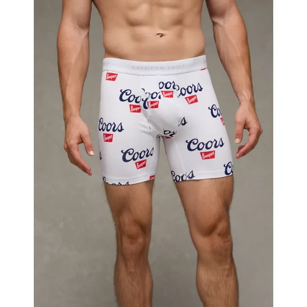 AEO Men's Coors 6" Classic Boxer Brief - White