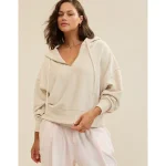 Aerie Beaded Hoodie - Cake Batter