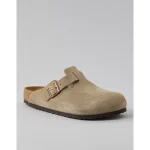 Birkenstock Men's Boston Soft Footbed Clog - Taupe