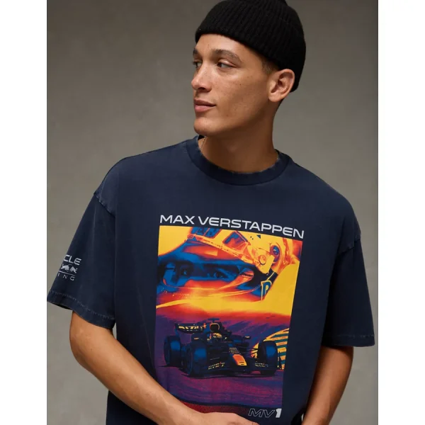Oracle Red Bull Racing x AE Boxy Graphic T-Shirt - Navy