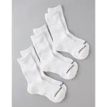 AE Crew Socks 3-Pack - White